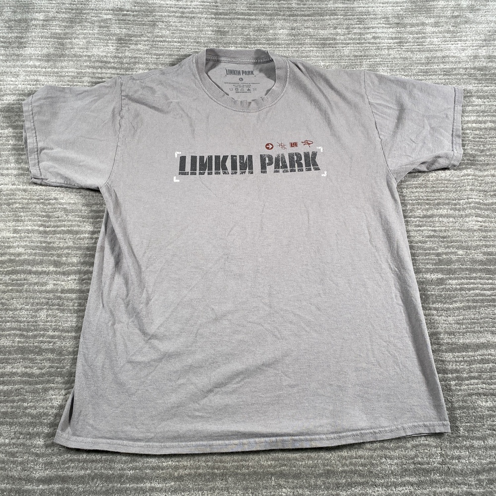 Linkin Park Shirt Mens Large Gray Hybrid Theory Graphic Rock Band Tee Music